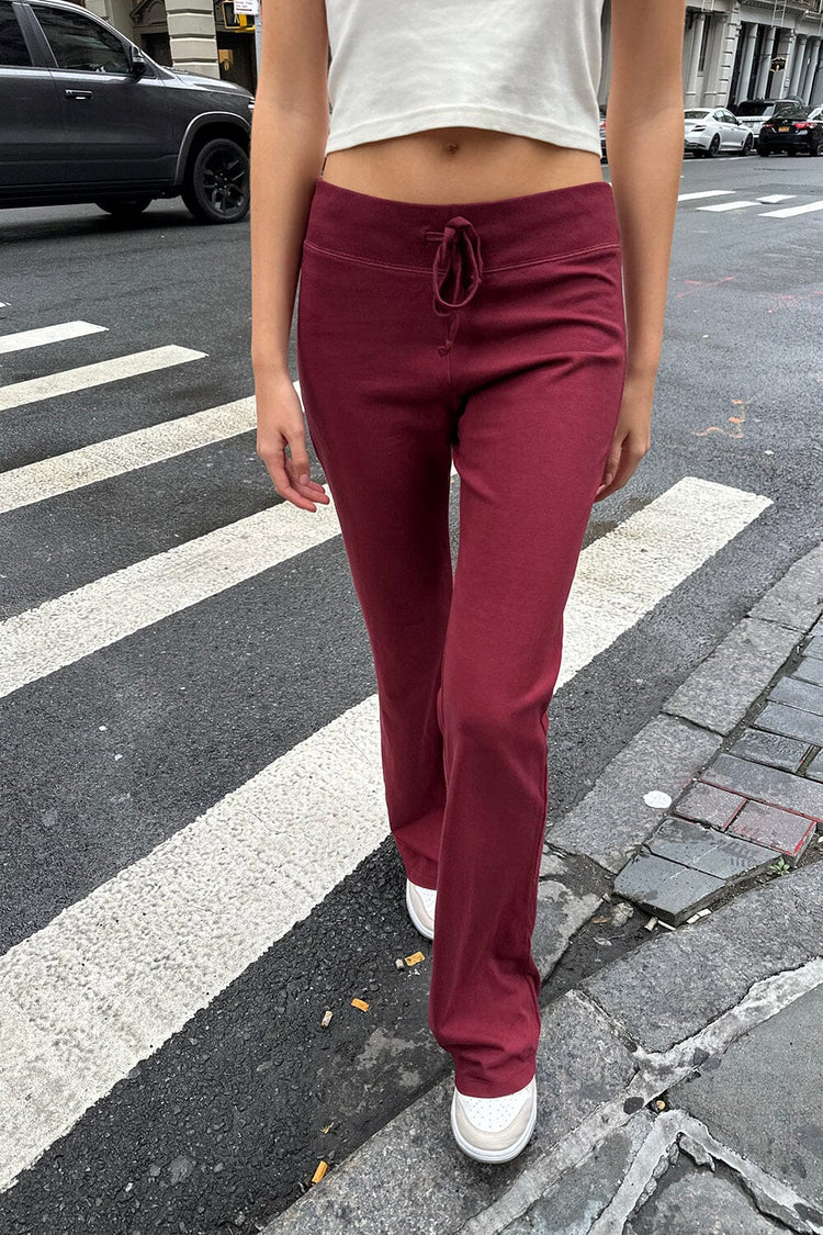 Hillary Yoga Pants | Burgundy / XS/S