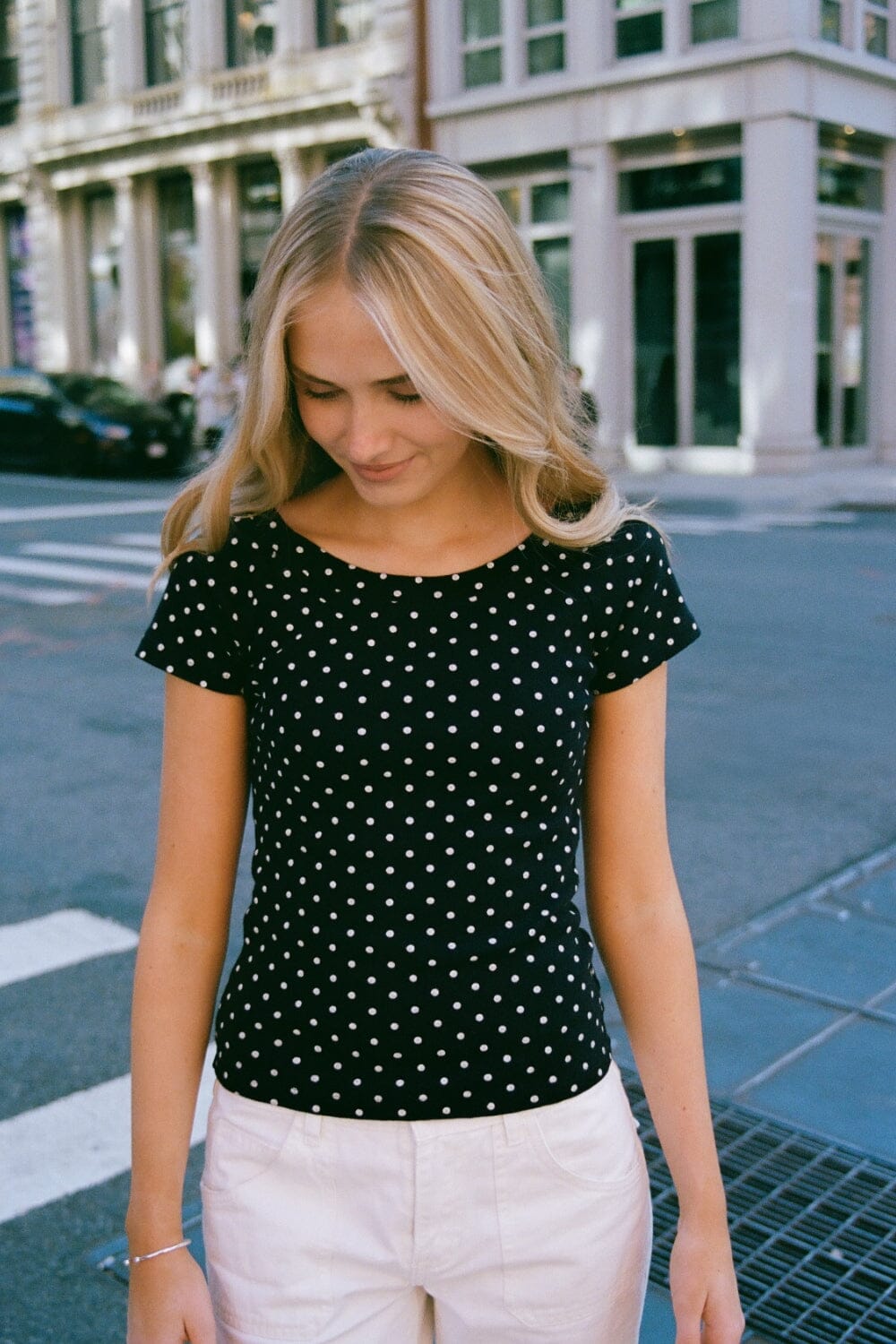 Brandy Melville Usa-Ginny Polka Dot Top