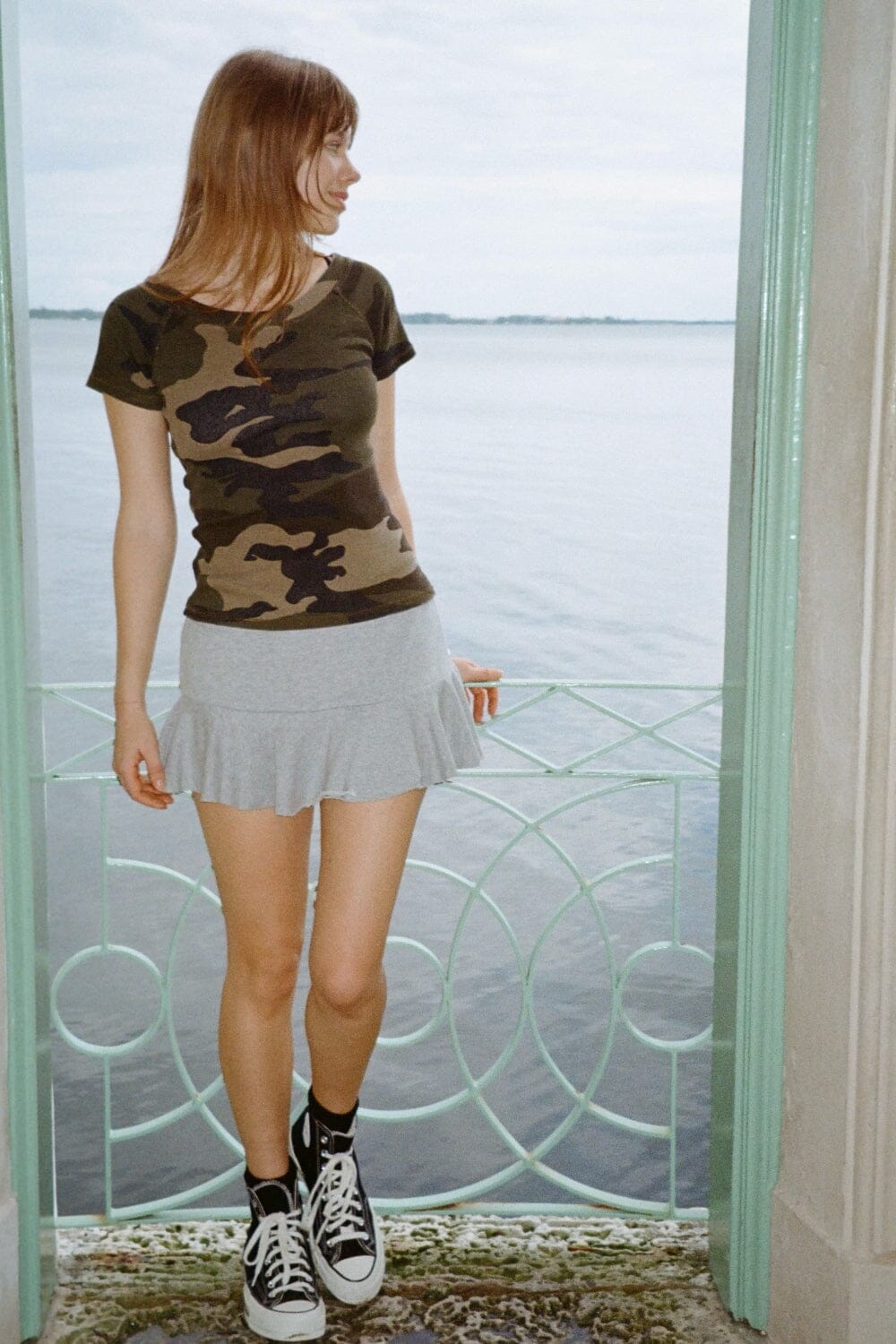 Ginny Camouflage Top – Brandy Melville