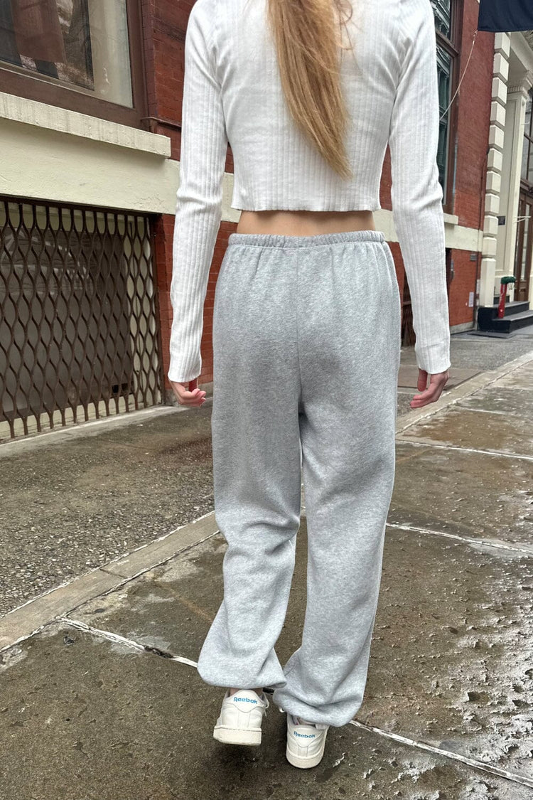 Rosa Tie Sweatpants | Heather Grey / S/M