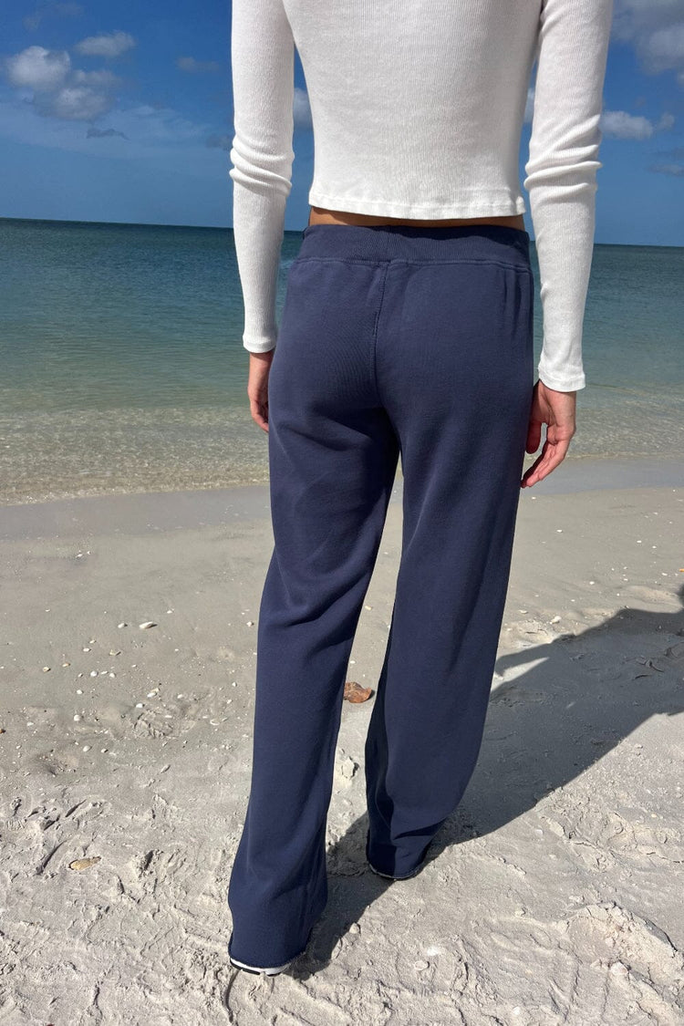 Rainey Cotton Sweatpants | Navy / XS/S