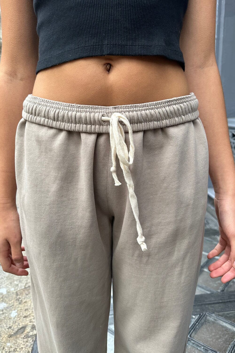 Anastasia Tie Sweatpants | Beige / XS/S