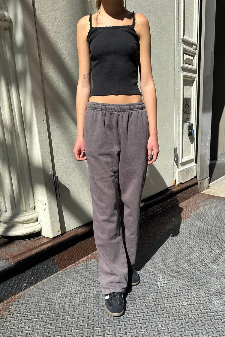 Anastasia Tie Sweatpants | Dark Grey / XS/S