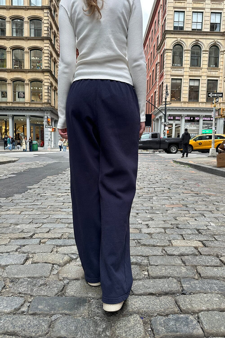 Anastasia Tie Sweatpants | Classic Navy / XS/S