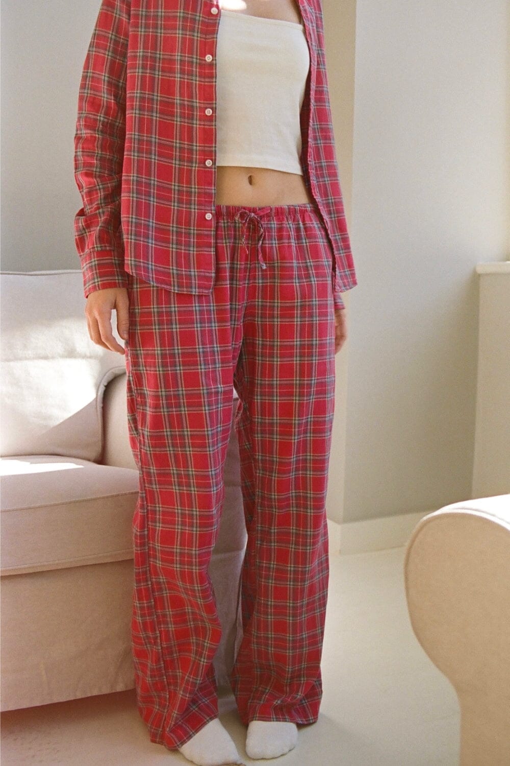 Brandy Melville Usa-Noelia Plaid Pants