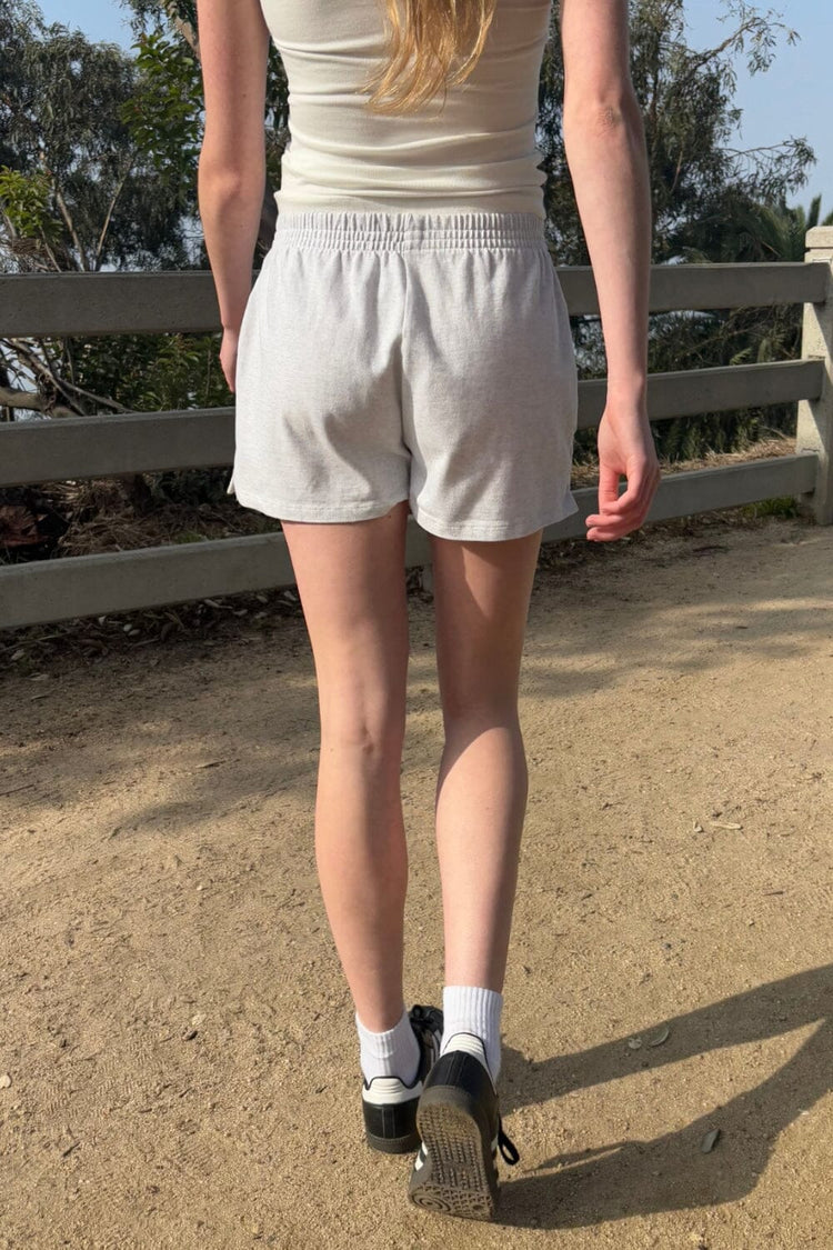 Rosa Georgetown Sweatshorts | Light Heather Grey / S/M