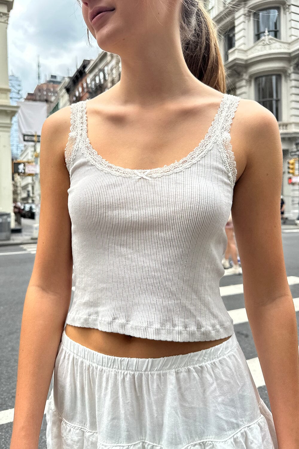 Brandy Melville Heart Flame Beyonca Tank Top White - $14 (12% Off Retail) -  From jtboutique.