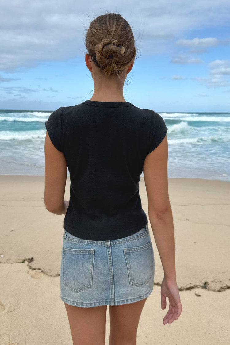 Hailie Radio Silence Live Top | Faded Black / XS/S