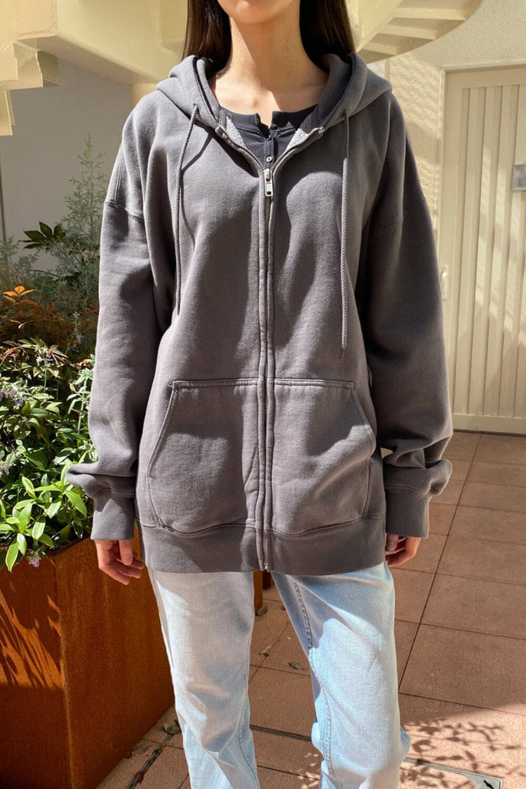 Christy Hoodie | Light Charcoal Grey / Oversized Fit