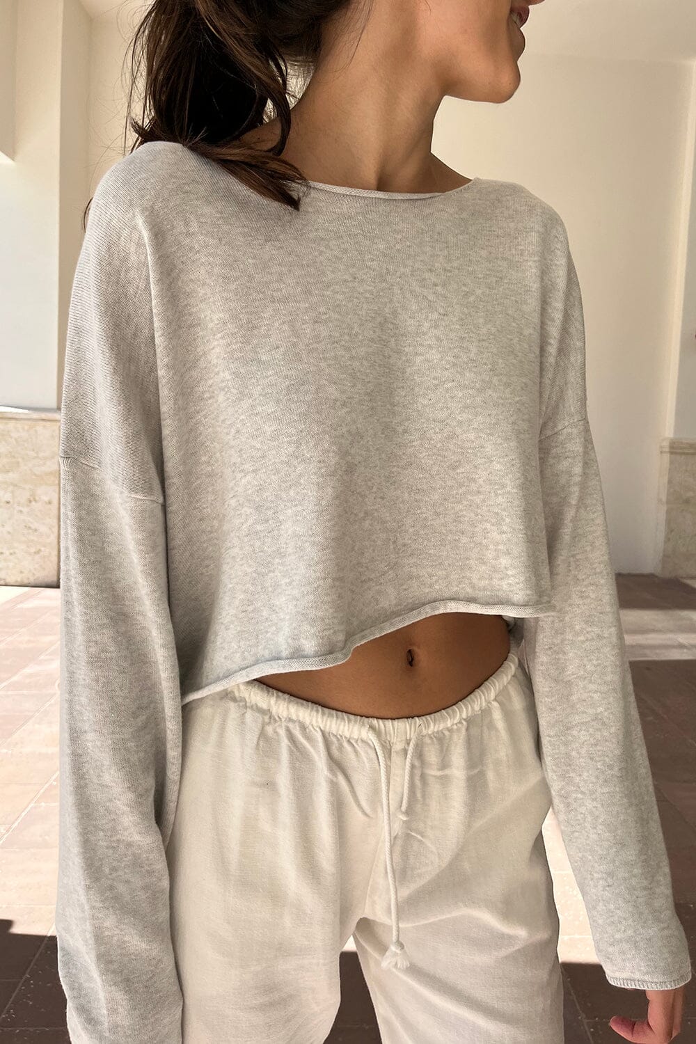 Brandy Melville, Sweaters, Black Cropped Sweater From Brandy Melville