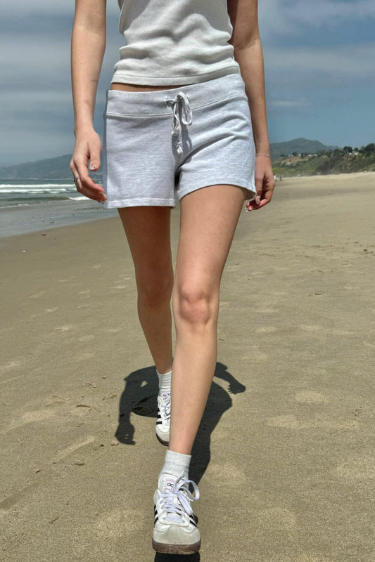 Rainey Cotton Shorts | Light Grey / XS/S