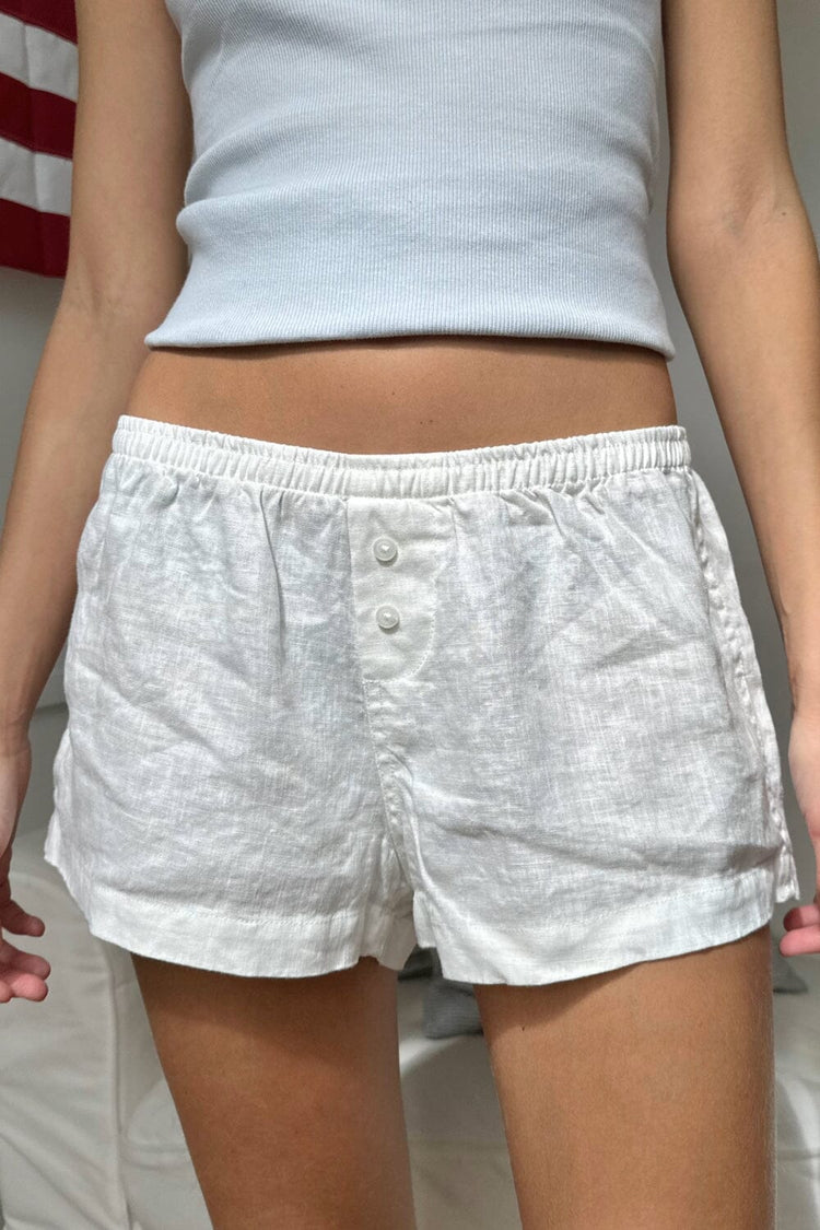 Keira Pajama Shorts | Natural White / XS/S