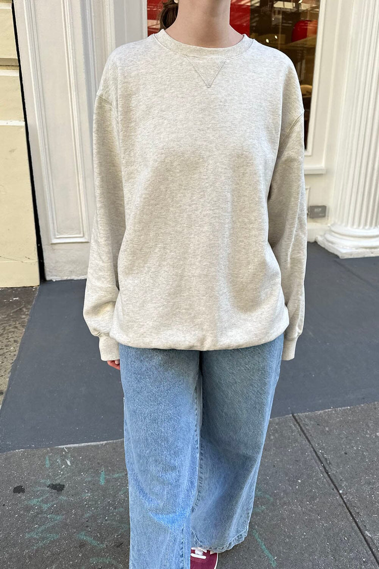 Erica Sweatshirt | Silver Grey / Oversized Fit