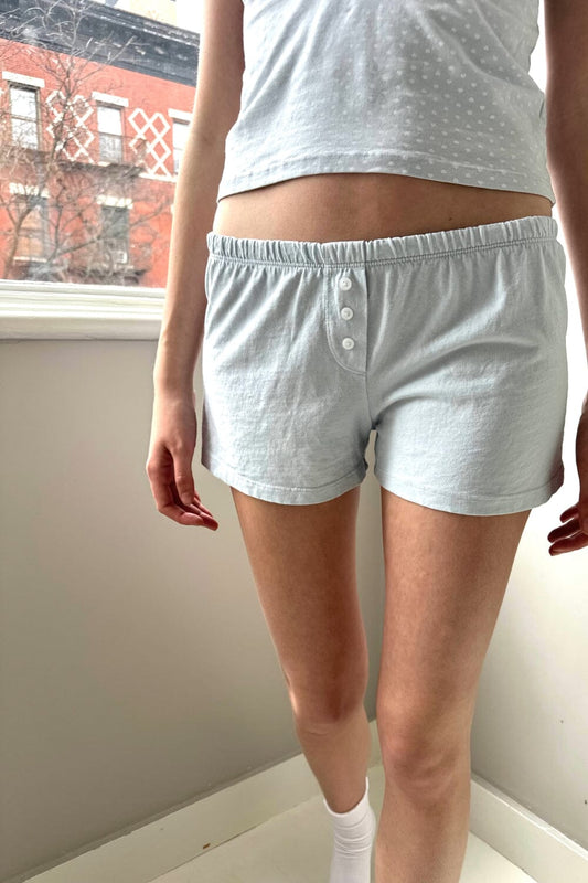 Keira Striped Shorts | Light-blue / XS/S
