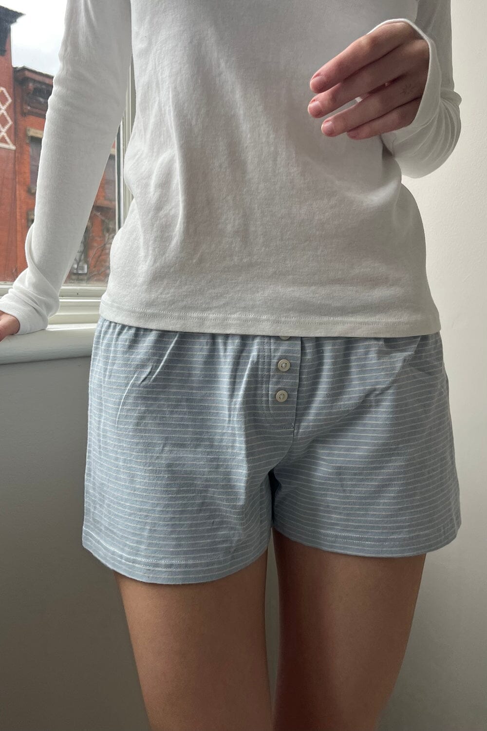 Brandy Melville White Regular Size Shorts for Women for sale