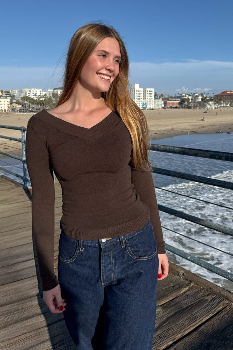 Amira Top | Mocha / XS/S