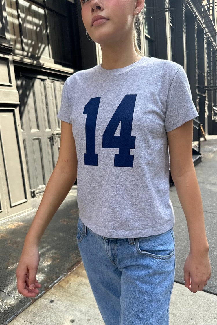 Chloe 14 Top | Heather Grey / Regular Fit