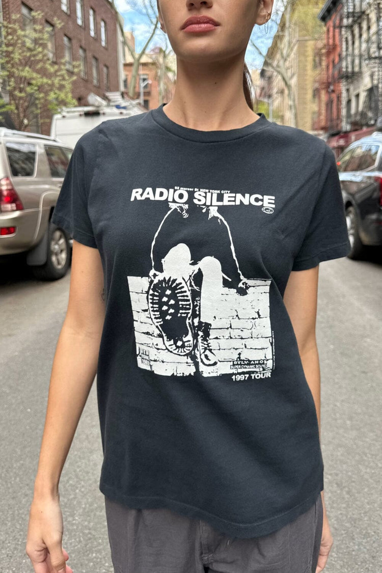 Chloe Radio Silence Top | Black / Regular Fit