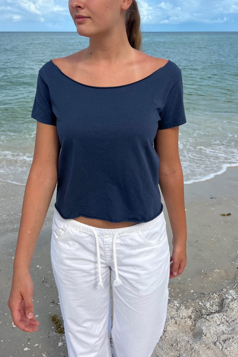 Brandy Melville USA-Robyn Off The Shoulder Top