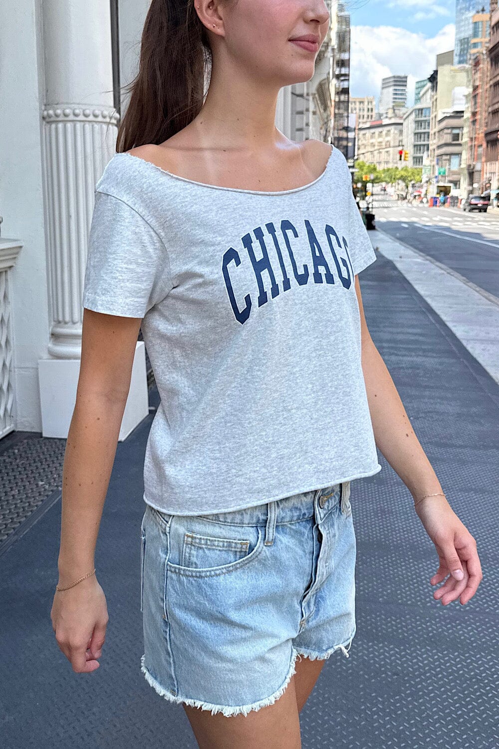 Robyn Chicago Top | Silver Grey / XS/S