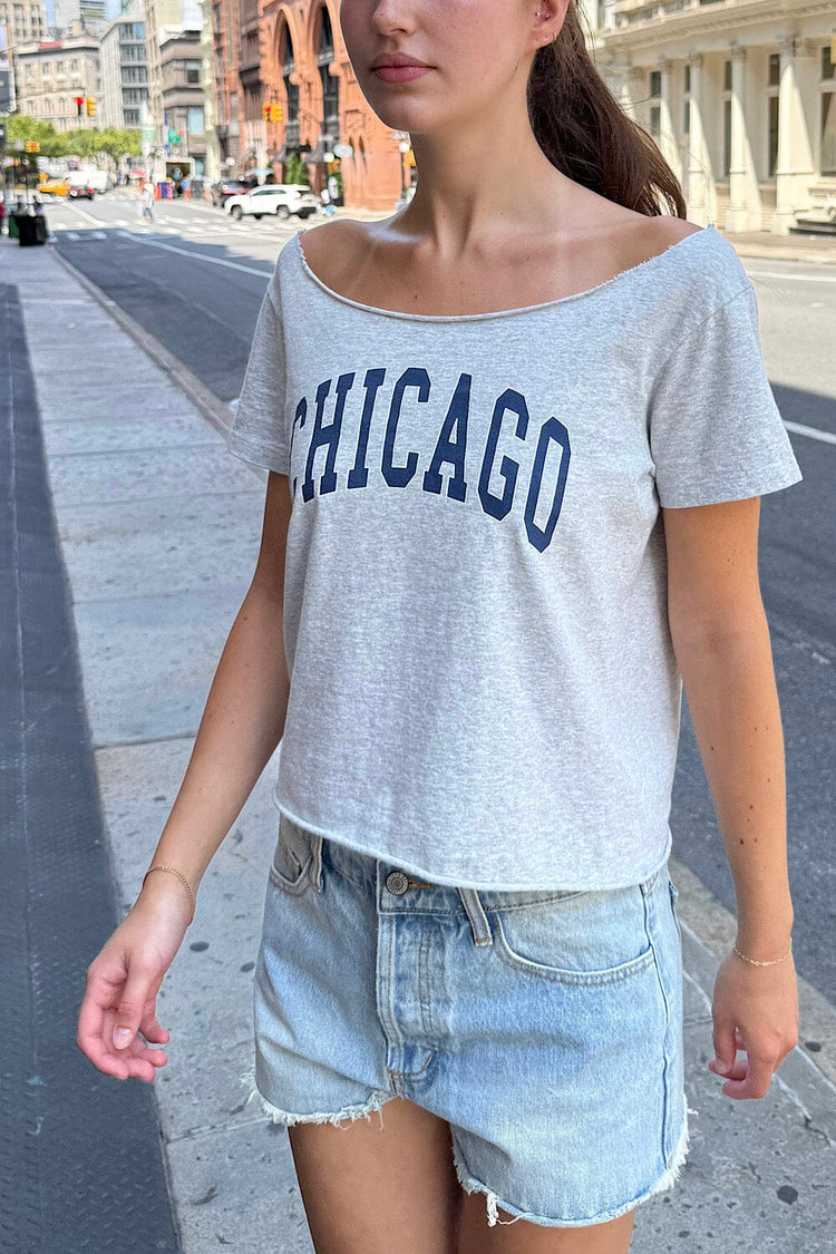 Robyn Chicago Top | Silver Grey / XS/S