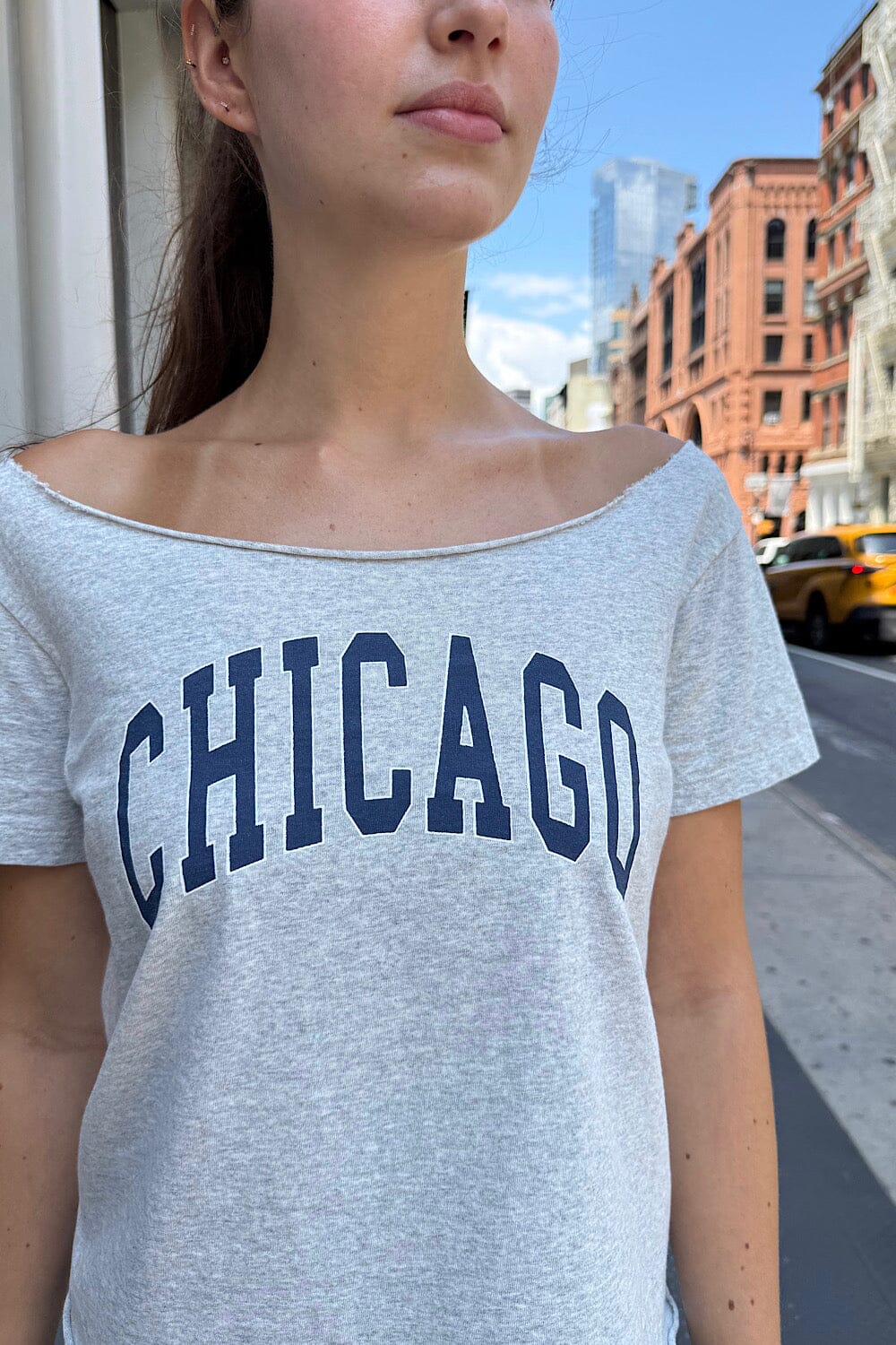 Robyn Chicago Top | Silver Grey / XS/S