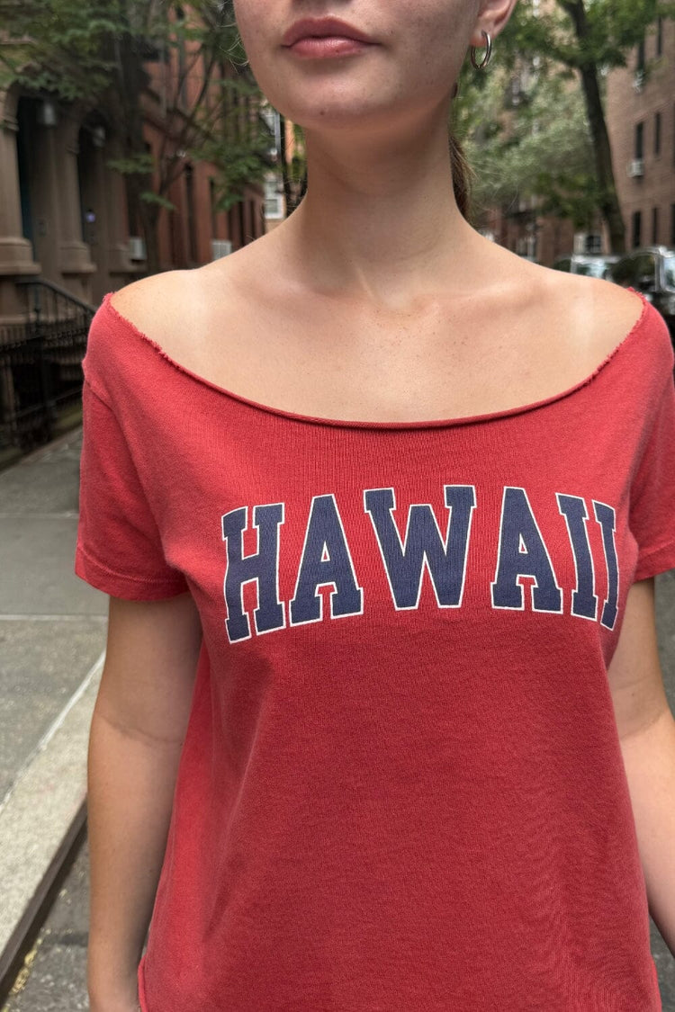 Robyn Hawaii Top | Red / XS/S