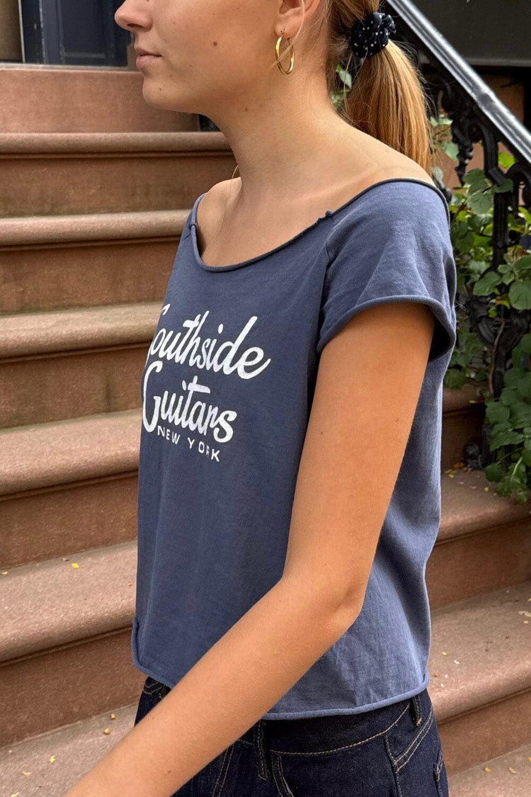 Bonnie Southside Guitars Top | Navy / XS/S