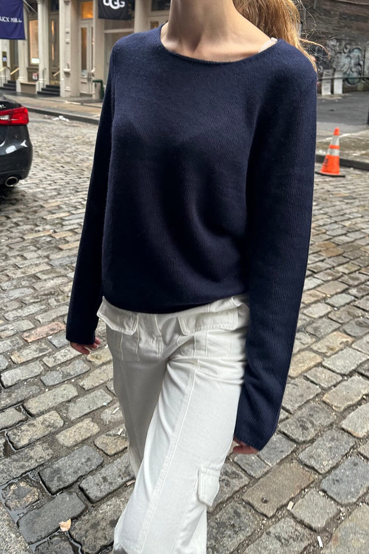 Stella Sweater | Navy Blue / S
