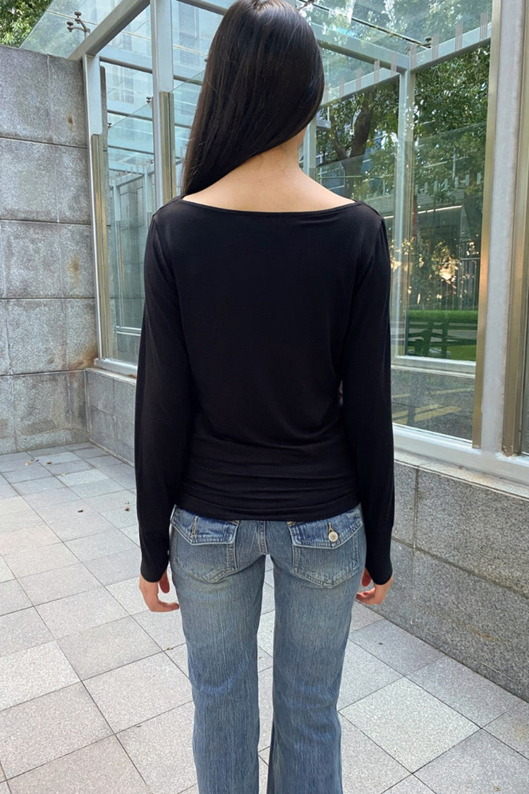 Aina Top | Black / XS/S