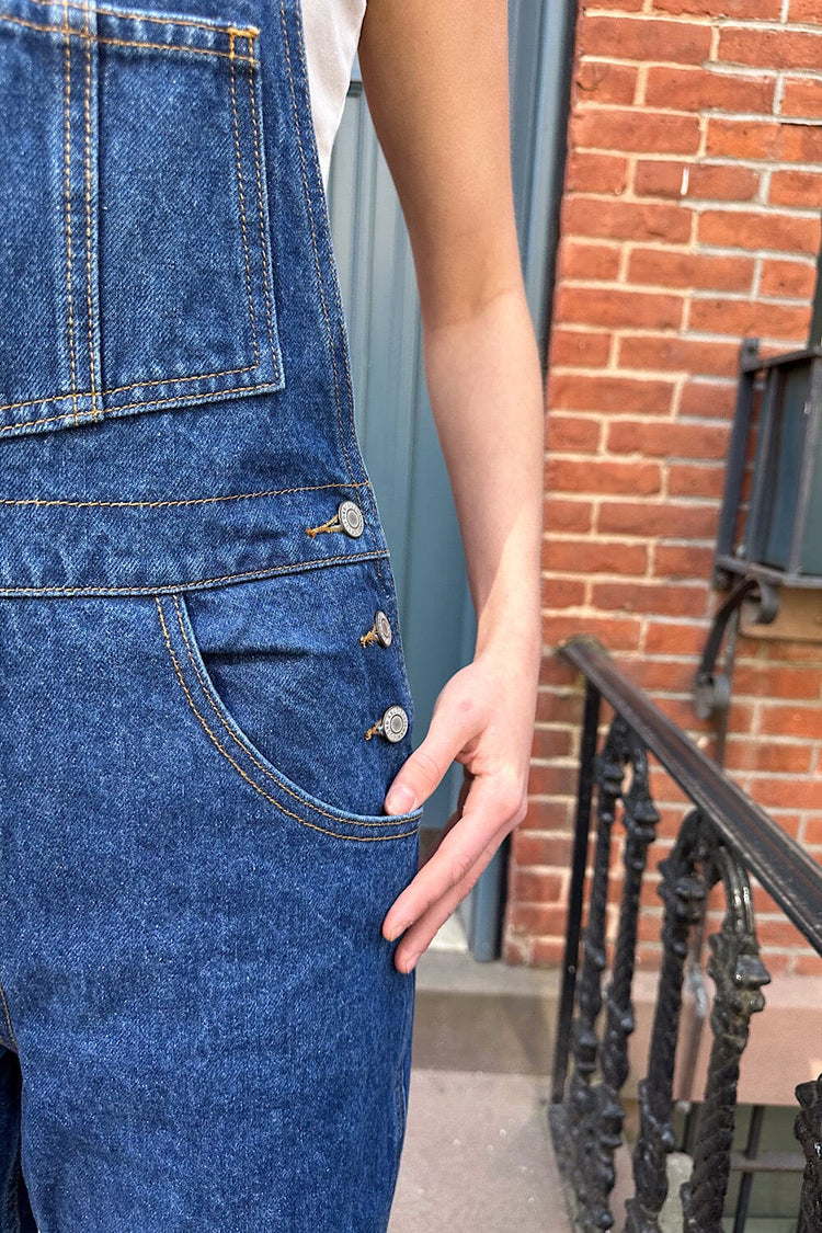 Finley Overalls | Dark Wash / S