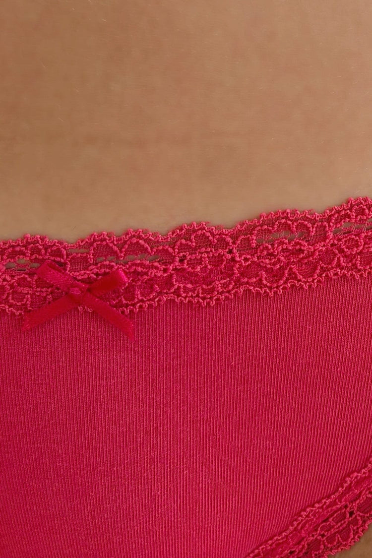 Lace Underwear | Red / XS/S