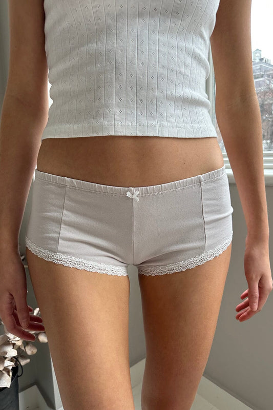 Lace Hipster Underwear | Beige / XS/S