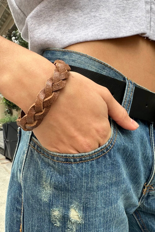 Braided Bracelet | Light Brown