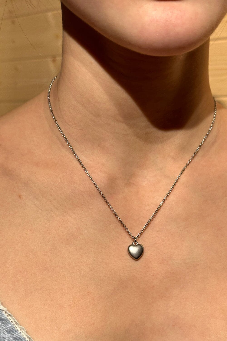 Heart Necklace | Silver