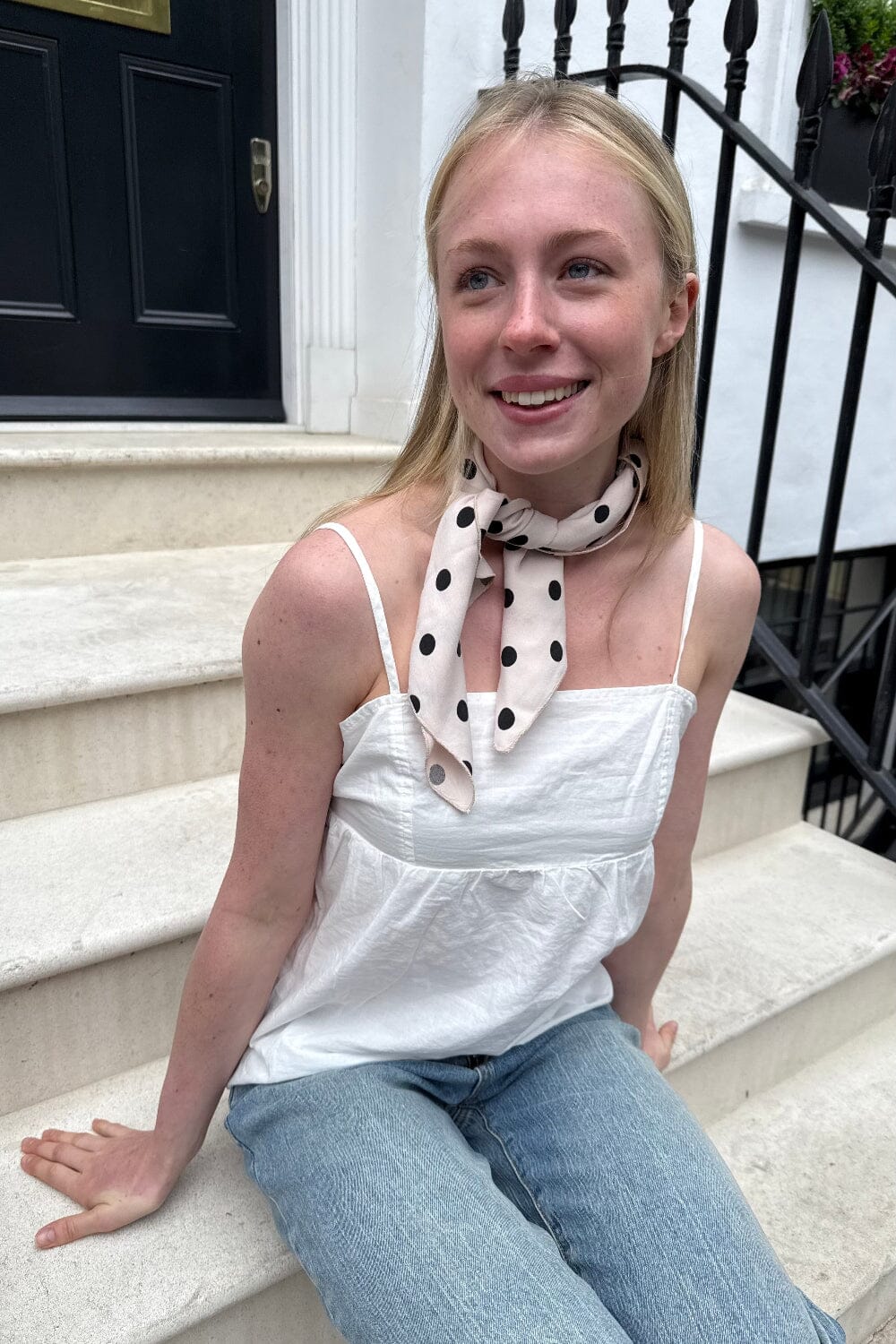 Polka Dots Scarf – Brandy Melville