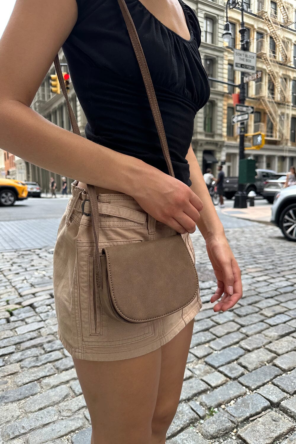 Leather Crossbody Bag Mini