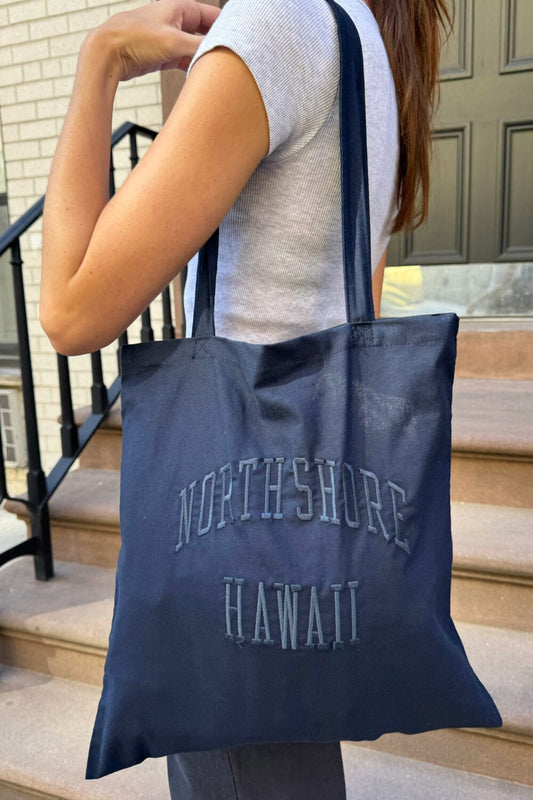North Shore Hawaii Tote Bag | Classic Navy