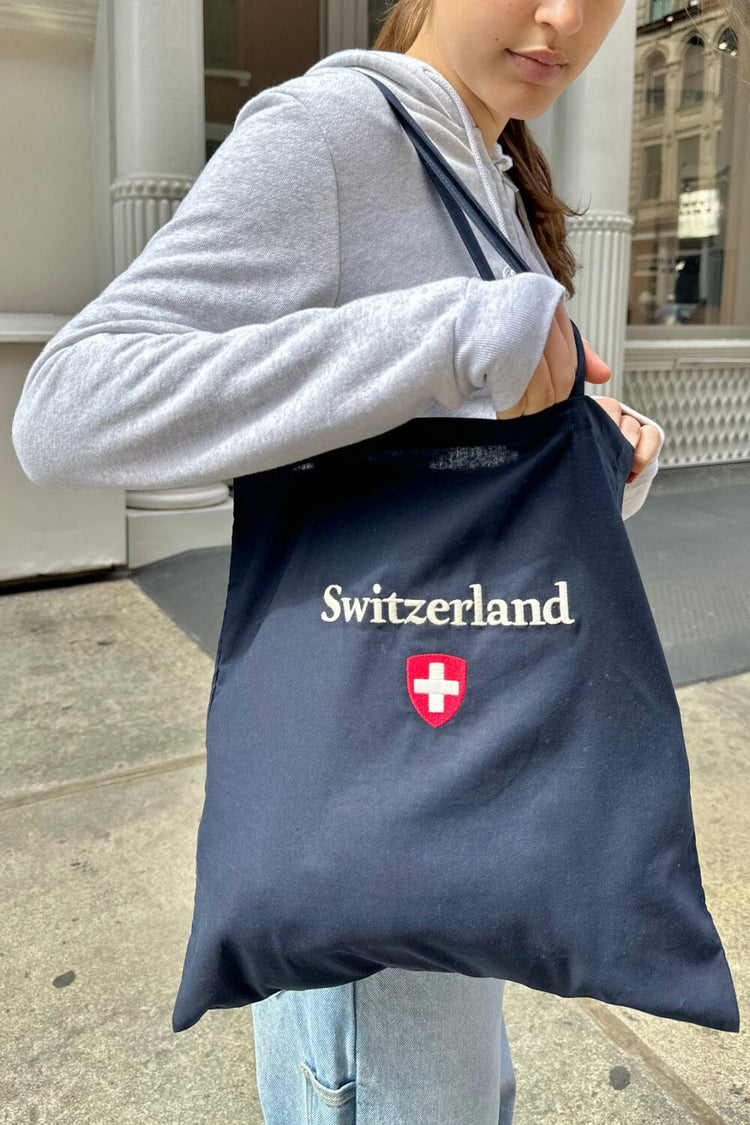 Switzerland Tote Bag | Classic Navy