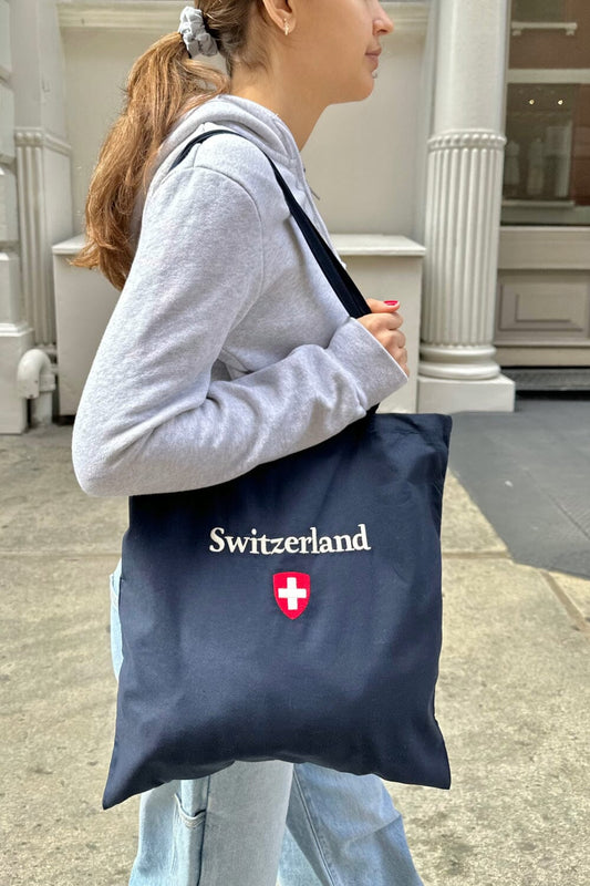 Switzerland Tote Bag | Classic Navy