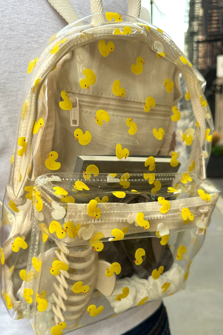 Duck Backpack | Clear
