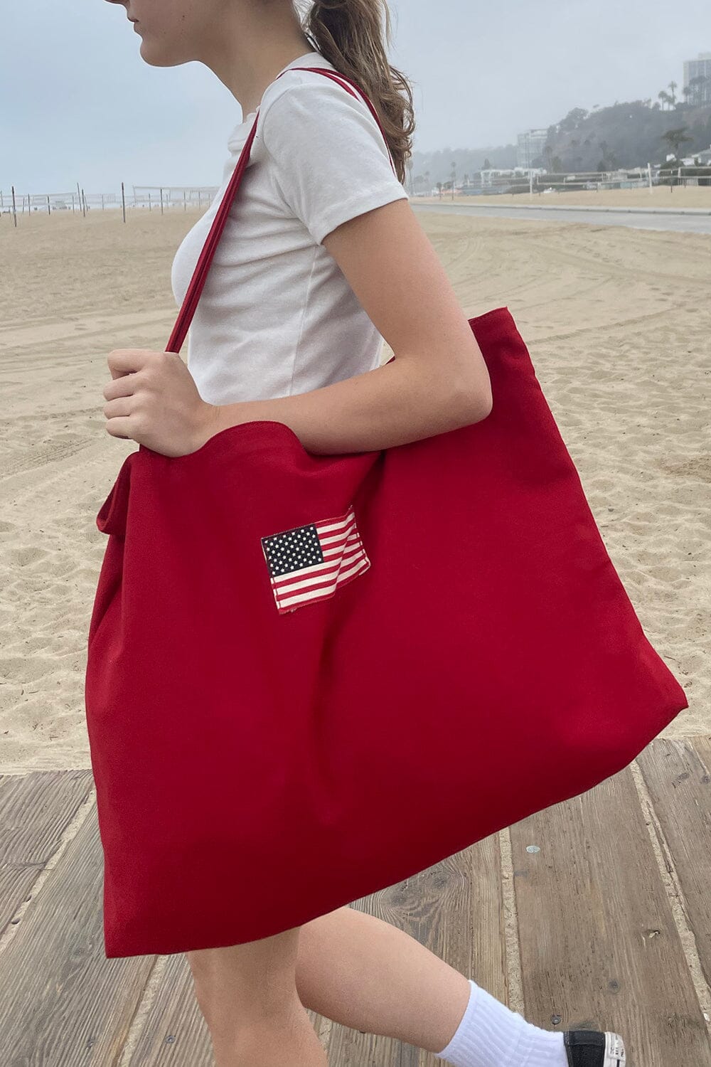 Red USA Tote Bag – Brandy Melville