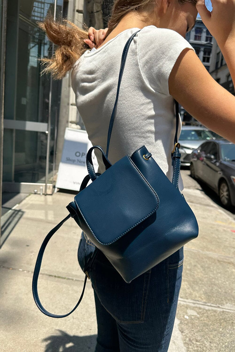 Mini Backpack | Navy Blue