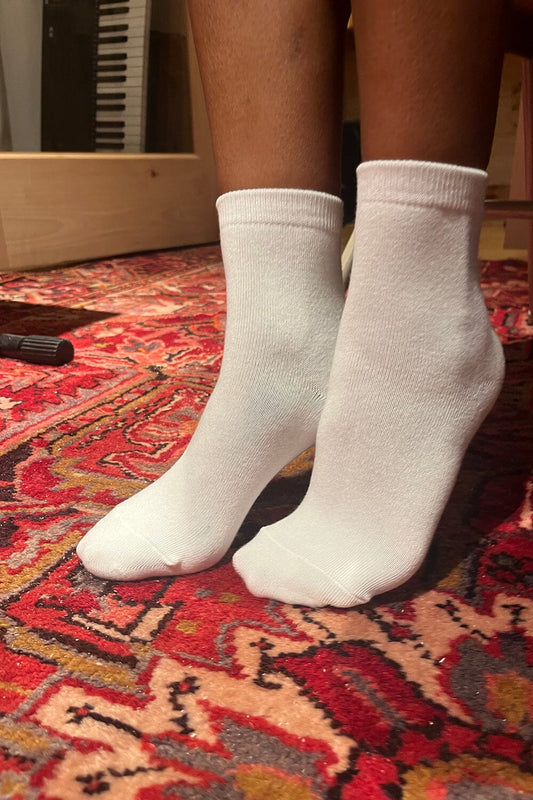 Basic Socks | Natural White