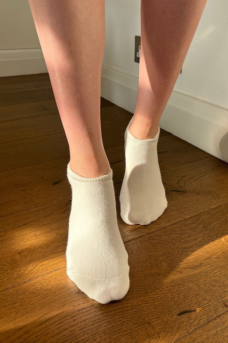 Basic Ankle Socks | Natural White