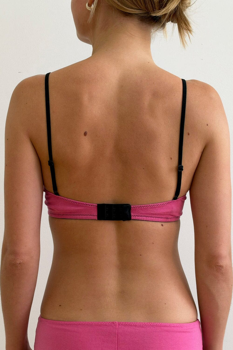 Lace Bra | Bright Pink / XS/S
