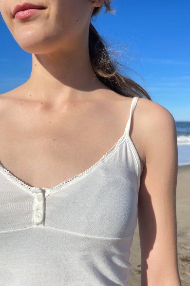 Tiffany Tank | White / XS/S