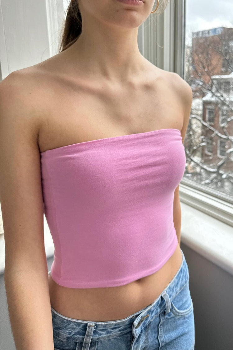 Amelia Crop Top | Bubblegum Pink XS/S