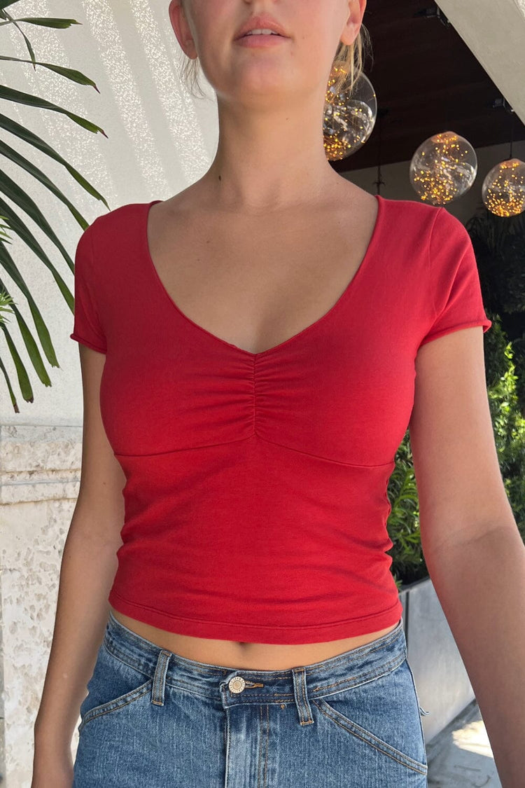 Gina Top | Red / S
