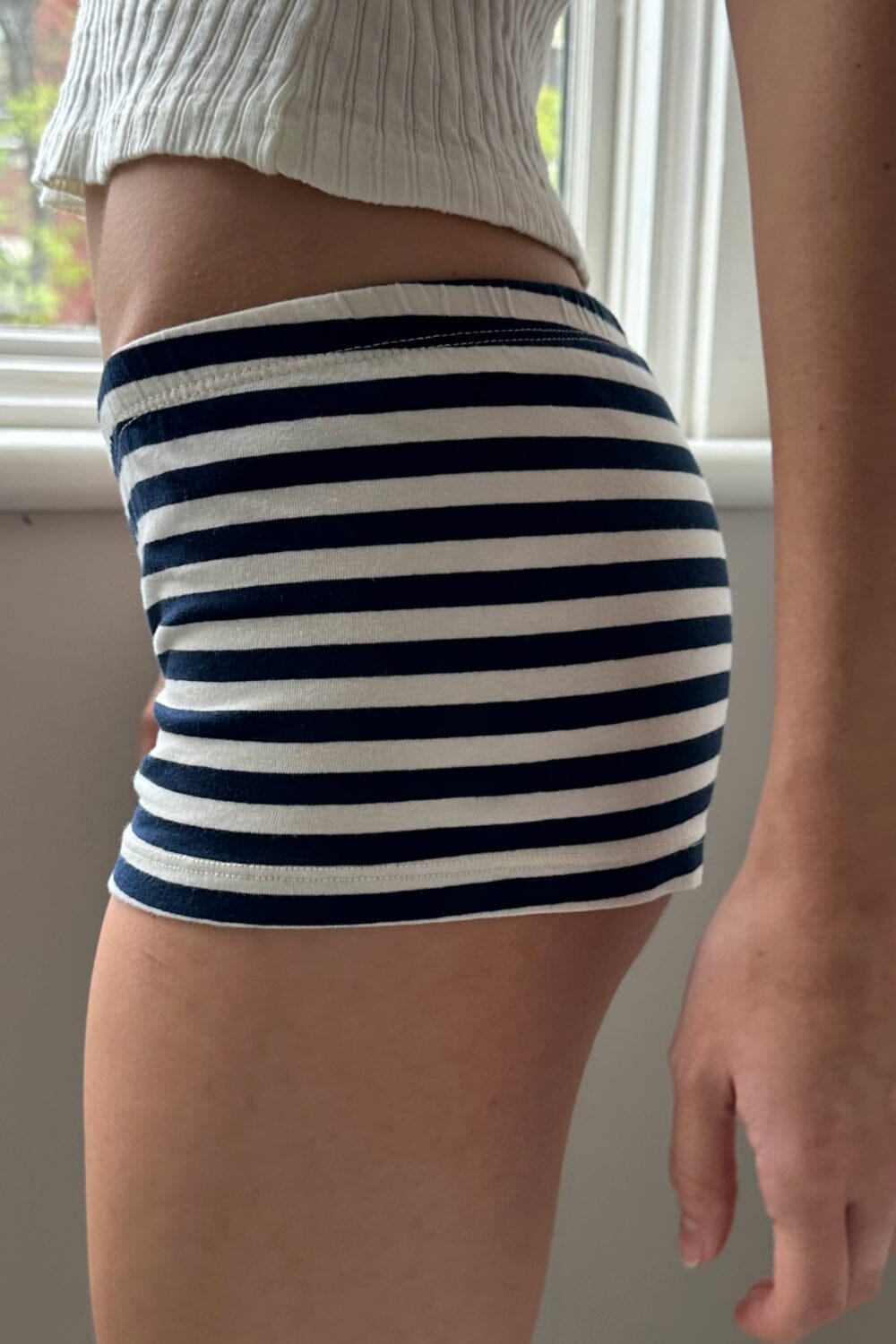 Navy and White Stripes / XS/S